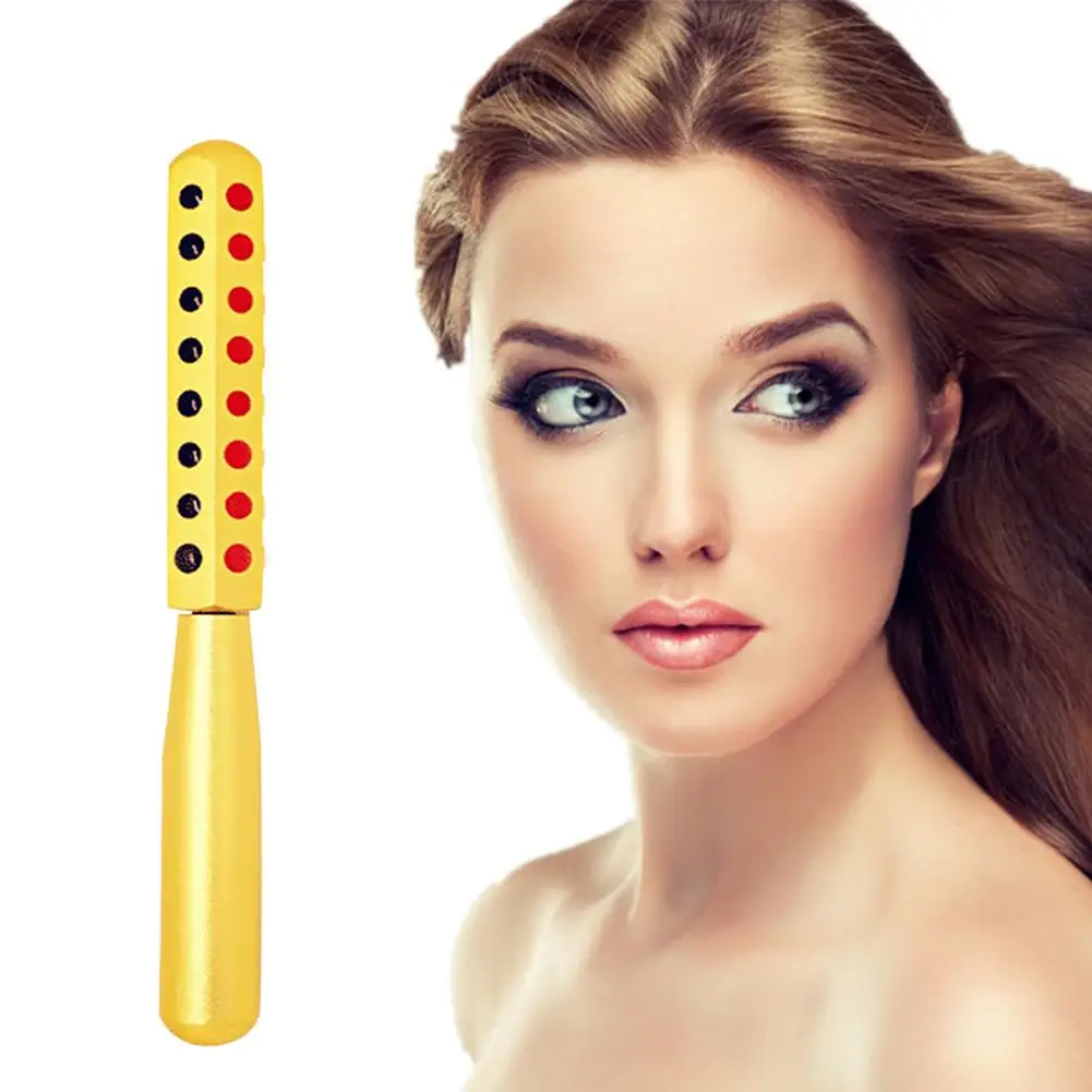  Face Massage Roller Face Skin Firming Lifting Anti-aging Beauty Tool with 30 Precious Germanium Sto