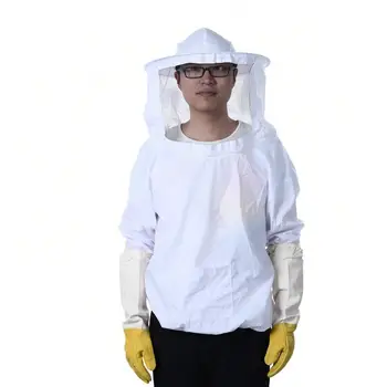 

Beekeeping Clothes Storage Pocket Anti-bee Clothing Siamesed Head Mask of Upper Outer Garment for Anti bee suit #SW