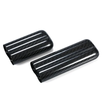 

Carbon Fiber Black Cigar Case High-end 2-Cigar lightweight Cigar Box Pocket Available Cigar Accessories