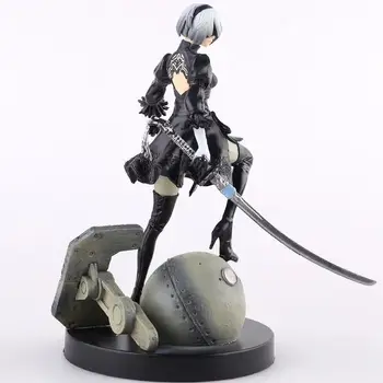 

Game 2B Nier Automata Figure Action Toys YoRHa 2B No. 2 Type B With Sword Collectible Model Dolls For Boys And Children 15CM