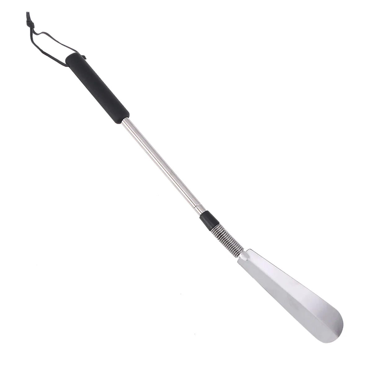 Shoe Horn Comfortable Flexible Long Handle Stainless Steel Professional Shoe Horn Tool Shoe Lifter for Men Women