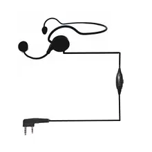 Универсальный 2pin палец PTT VOX наушник мягкий микрофон гарнитура для Kenwood Baofeng Uv-5r Bf-888s Retevis H777 Rt5 Walkie Talki