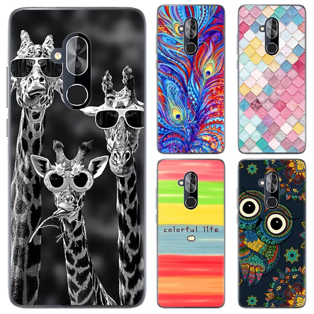 New Arrival Phone Case For Alcatel 7 6 inch Fashion Design Art Painted TPU Soft Silicone Cover |