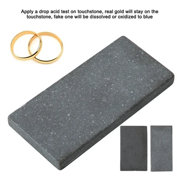 

Professional Practical Jewelry Gold Testing Tool Touchstone Portable Gold Detecting Stone Jewelry Making Tool for Jeweler