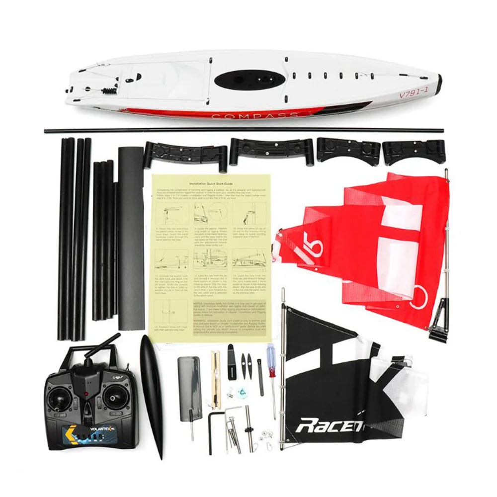 Volantexrc 791 1 2 4 г 4CH RC Компас для лодки предварительно собранная игрушечная лодка
