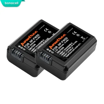 

Bonacell 2000mah NP-FW50 NP FW50 Battery AKKU For Sony NEX-7 NEX-5N NEX-5R NEX-F3 NEX-3D Alpha a5000 a6000 DSC-RX10 Alpha 7 a7II