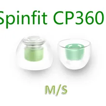 SpinFit CP360 3,6 мм высококачественные силиконовые наушники для ушей, беспроводные наушники-вкладыши(SS s m l S/S s m/S L/M
