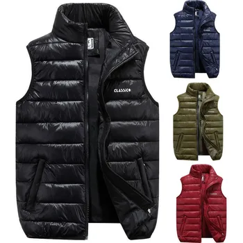 

2018 New Arrival Brand Vest Men Winter duck down Ultra LDuck Down Vest Loose waistcoat vest Sleeveless jacket