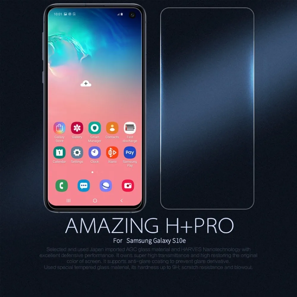 Для samsung Galaxy S10e закаленное Стекло S10e Стекло Nillkin Amazing H+ Pro с уровнем твердости 9H 0,2 мм 2.5D Стекло для samsung Galaxy S10e