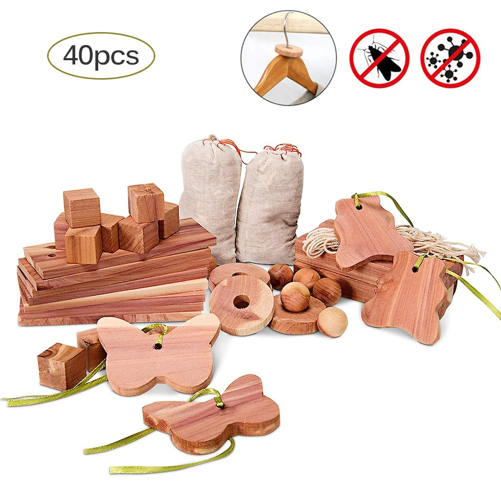 Bug Repellent Mildew Wood Ball Moth Insect Camphor Ball Wardrobe Clothes Drawer Health Pest Control 40 Pcs Natural Cedar Wood|Moth Balls & Bars| - AliExpress