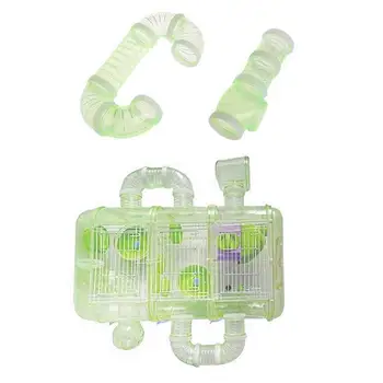 DIY U-type Plastic Pipe Line Tube Training Playing Connected External Tunnel Toys for Small Animal Hamster Cage Product Supplies 2