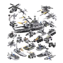 Пластиковый строительный блок модель самолета 8 в 1 сборочный набор для раннего образования, игрушки для детей, мальчиков