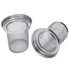 Круглая чашка с фильтром для заварки чая из нержавеющей стали с фильтром кружка 2 шт
