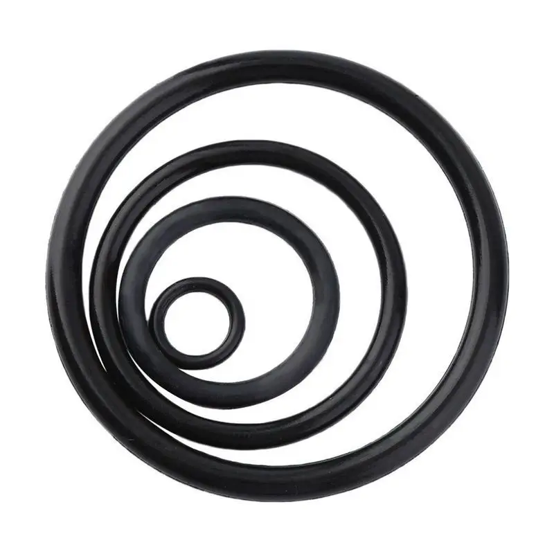 

404Pcs Rubber O Ring Assortment Seal Plumbing Garage Kit With Case O-Ring Washer Seals Black