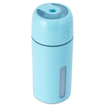 

Household/Car Usb Mini Humidifier, 250Ml Super Quiet Humidifier With 7-Color Led Night Light For Bedroom Office Spa Car Use, A