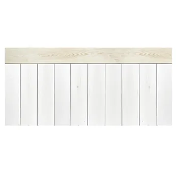 

Cabecero Crooked Forest Blanco y natural - 200x80cm