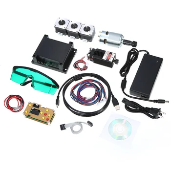 

3-axis CNC Control Board GRBL Engraving Machine Accesories Control Panel Stepping Motor ER11 Spindle Motor Offline Controller