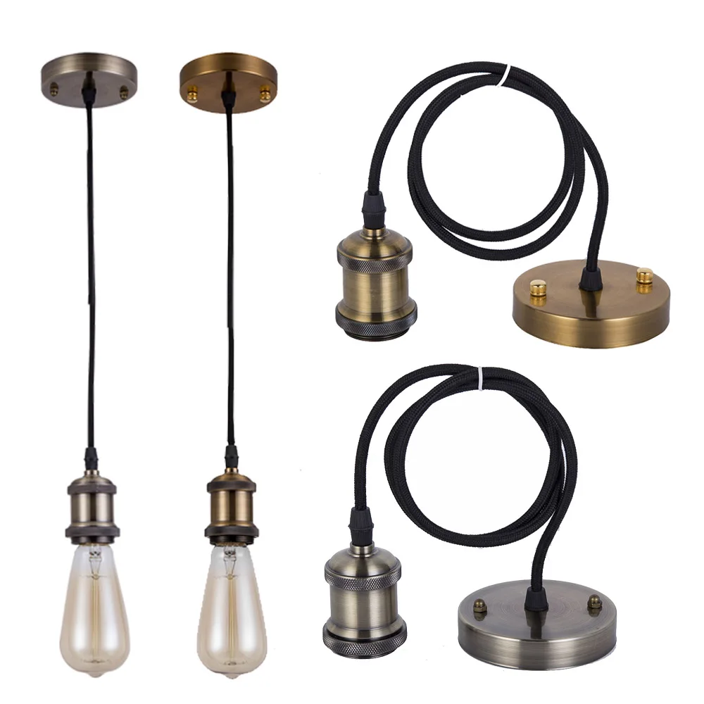

E26 E27 Flex Fabric Light Socket Bases Romantic Lamp Holder Base Fitting Lighting Decoration