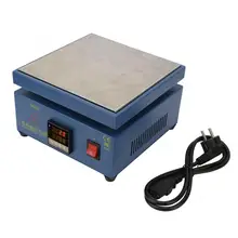 Паяльная станция цифровой 110 V/220 V цифровой ЖК-электронный Горячие плита станция предварительного нагрева для телефона Экран Замена