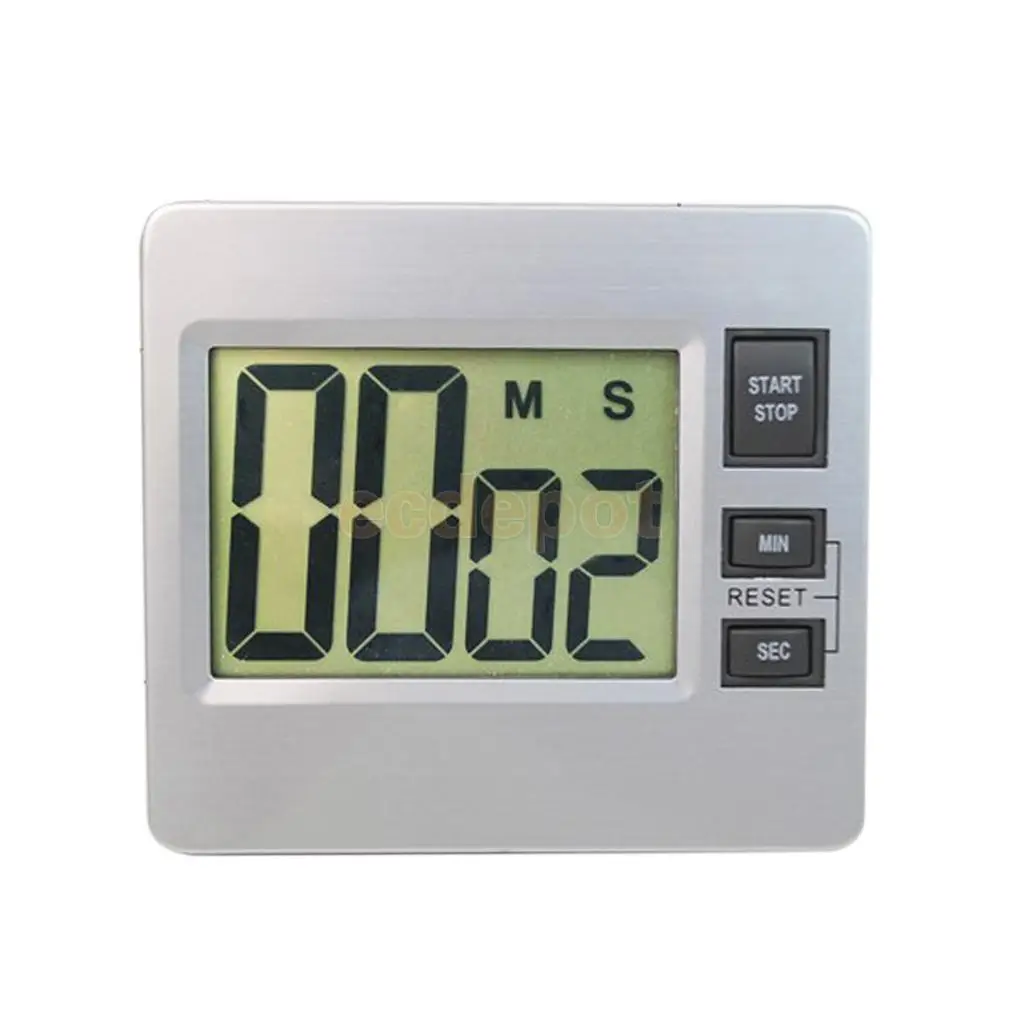 Digital Large LCD Kitchen Cooking Baking Timer Set up Count Down Up Clock Stopwatch ...1024 x 1024