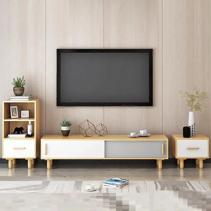 مكتب ستاندارد Ecran بلات الحديثة الترفيه مركز الشمال الخشب غرفة المعيشة الأثاث Mueble موبل شاشة عرض تلفزيون حامل