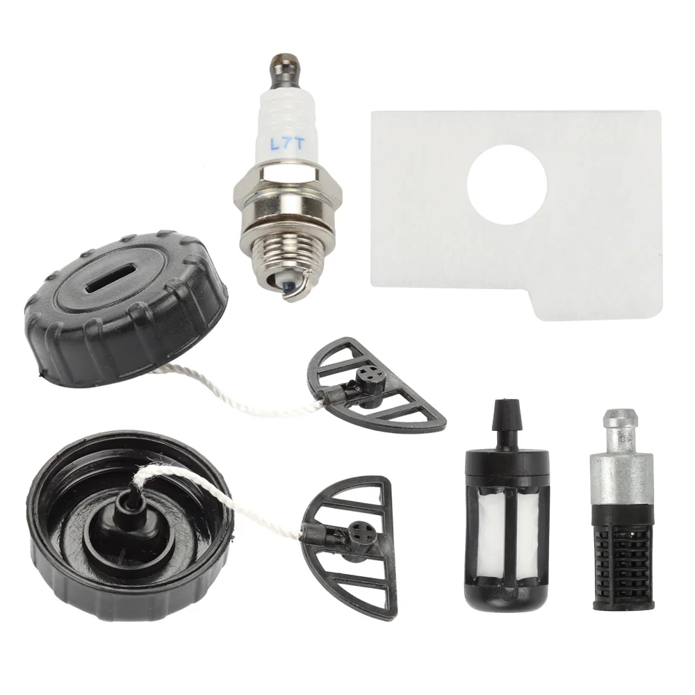 Air Oil Fuel Filter Tank Cap Spark Plug For 017 018 MS180 MS170 MS 170 180 11303500500 Chainsaw Spare Parts