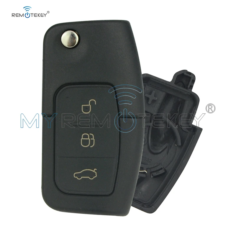 Складной ключ Remtekey 3 кнопки HU101 для Ford Focus 2003 2004 2006 2007 2008 2010 2012|Ключ от авто| |