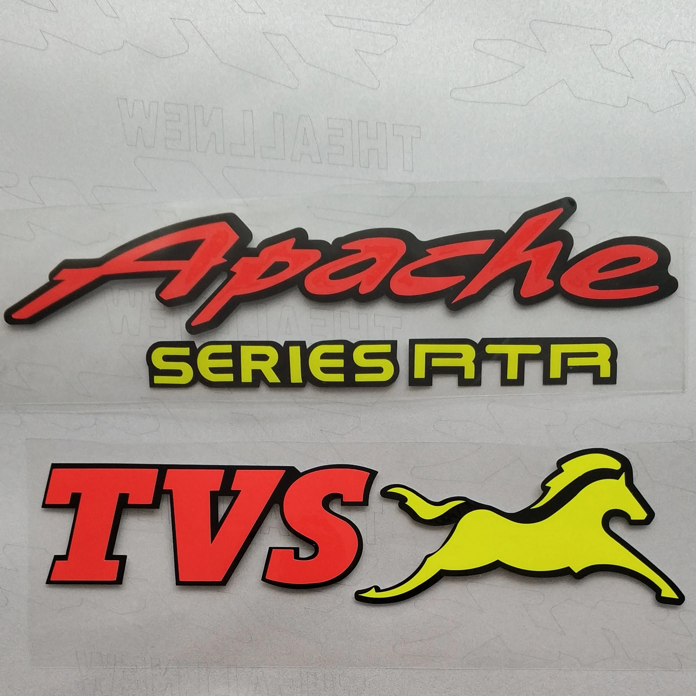 

2pcs APACHE motorcycle logo badge retrofitted vehicle LOGO for TVS Apache