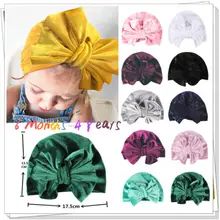 11 цветов, милая шляпа с бантиком для маленьких мальчиков и девочек, детская Теплая Лыжная шапочка, шапочка, однотонная теплая Милая шапочка для маленьких девочек, От 6 месяцев до 4 лет