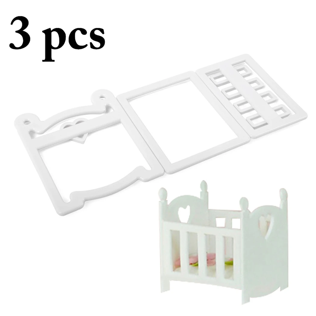 

3PCS Fondant Cutter Multipurpose Bed Shape Cookie Cutter Cake Decoration Tool