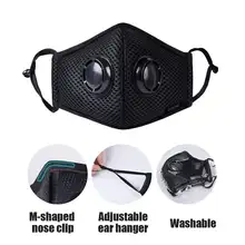 Маска для лица с защитой от загрязнения, воздушный фильтр, респиратор, против пыли, РМ2, 5, дышащая маска для заглушки рта, защитная маска против пыльцы, аллергия на мужчин