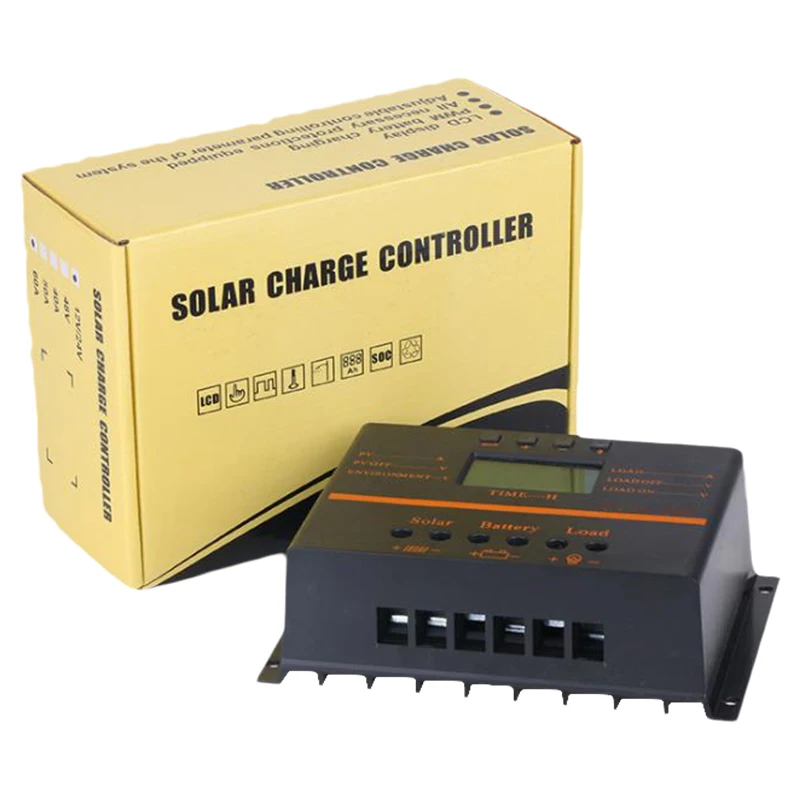 Источник питания EASUN 80A контроллер солнечной батареи 12V24V PV Панель Контроллер