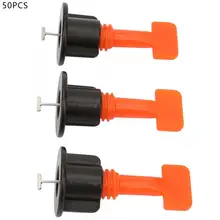 50X многоразовые Плоские керамические пол стены строительные инструменты плитка выравнивания системы комплект Плоские керамические инструмент