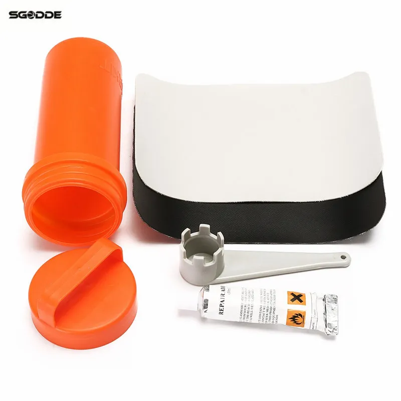 

NEW PVC Patch Glue Valve Wrench Container Bucket Inflatable Boat Kayak Repair Kit Swimming Pools Float Air Bed Valve Wrench