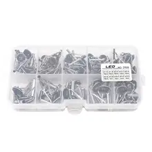 SEWS-80Pcs Diy Кольца для глаз направляющие кольца для удилища Набор для ремонта для удочек из нержавеющей стали рамы с коробкой рыболовные снасти