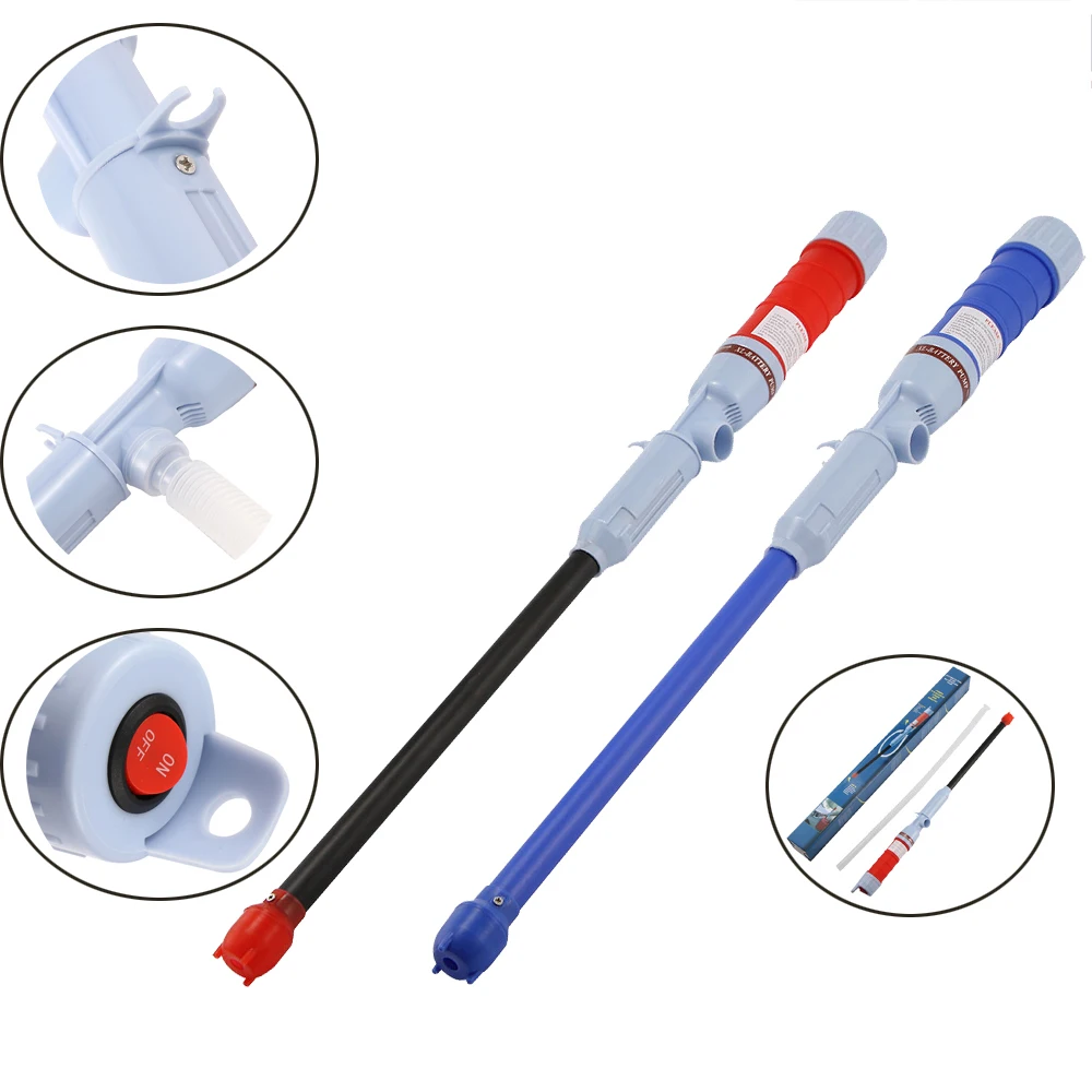 

2pcs Water Pump Powered Electric Outdoor Fuel Transfer Suction Pumps Liquid Transfer Non-Corrosive Liquids Liquid Pump Plastic