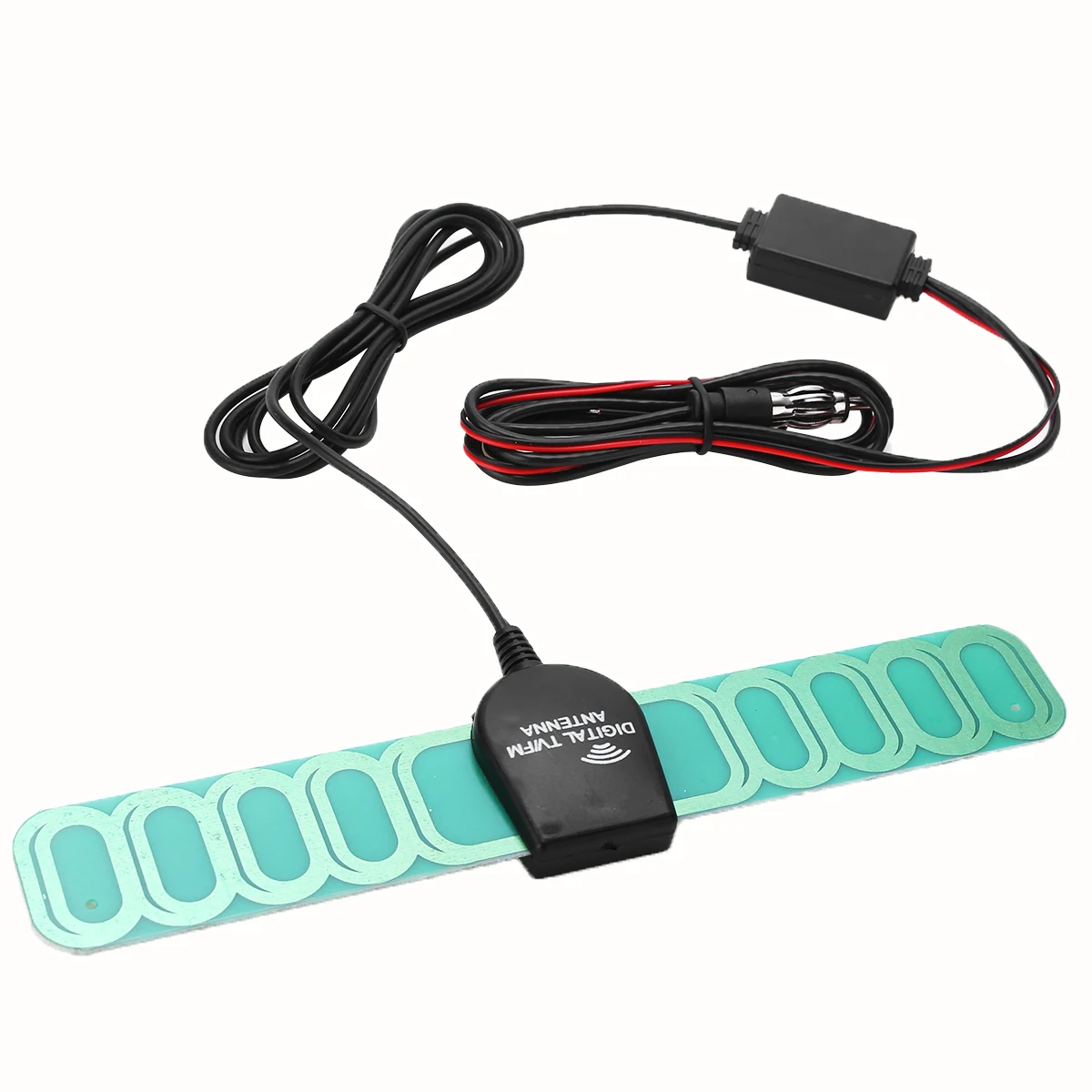 

Car Digital TV FM Antenna Aerials Amplifier Booster Plug Connectors High db CMMB DVB-T DMB-T DVB-T2 ISDB