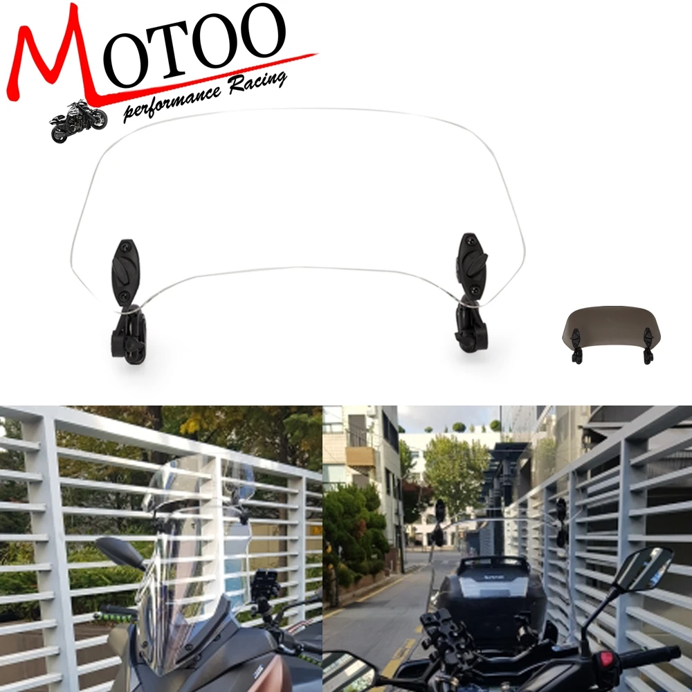 Мотоцикл Risen клип на ветровое стекло спойлер для BMW R1200GS XADV YAMAHA Регулируемый