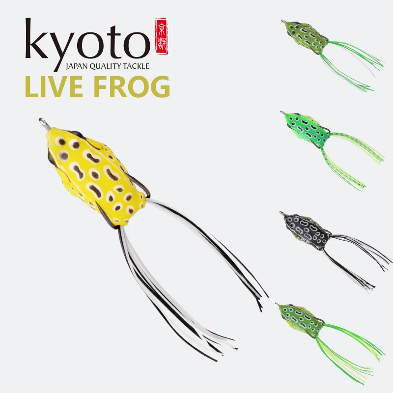 Qiao LIVE FROG рыболовная приманка 4 см 5 1 г искусственная мягкая Ray Frog двойные крючки