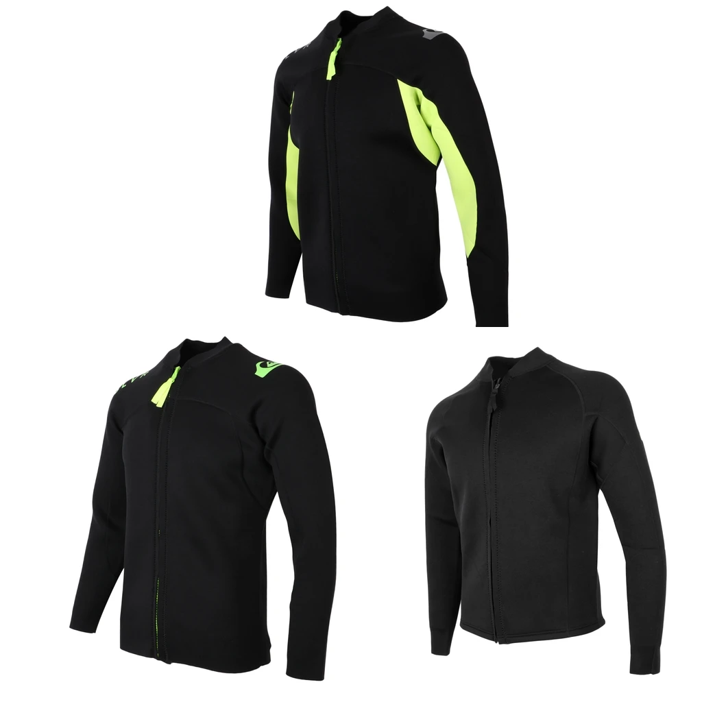 

Men's 3mm Neoprene Long Sleeve Wetsuits Jacket Top for Diving Surfing Swim - S/M/L/XL/2XL/3XL