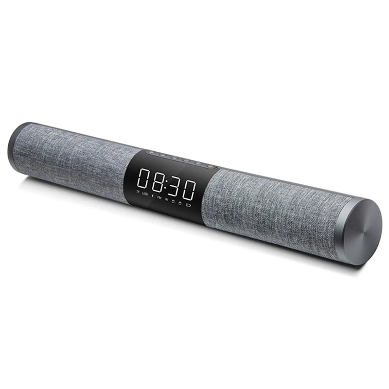 

LP-C18 Home TV Soundbar Bluetooth Speaker Portable Wireless Subwoofer 3D Surround FM Radio MP3 MP4 Alarm Clock