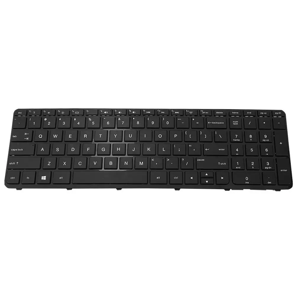 

Hot sale Portable Ultra Light Thin Laptop Replacement Keyboard for HP Pavilion 15-N Computer Black Wired Keyboard