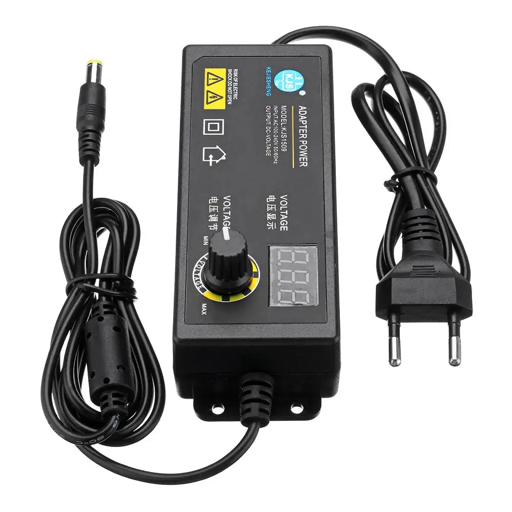 CLAITE KJS 1509 3 24 В 1.5A адаптер питания AC/DC регулируемого напряжения светодиодный