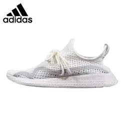 Adidas Deerupt Runner женские кроссовки белый/серый легкие дышащие износостойкие уличные кроссовки # CG6082 CG6085