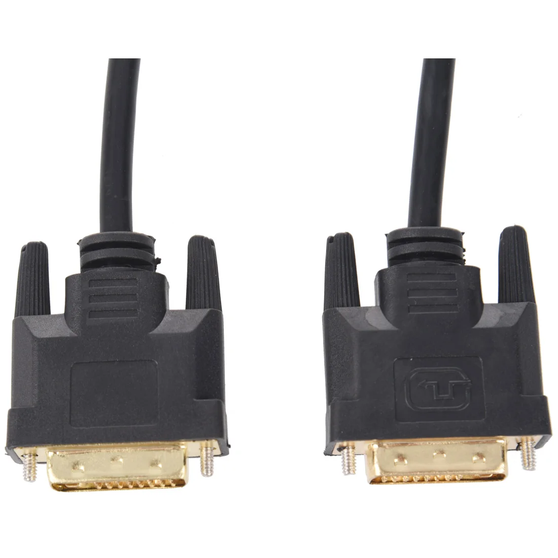 DVI D кабель для монитора двойной связи 2x выпуклый 1 8 м черный|Кабели HDMI| |