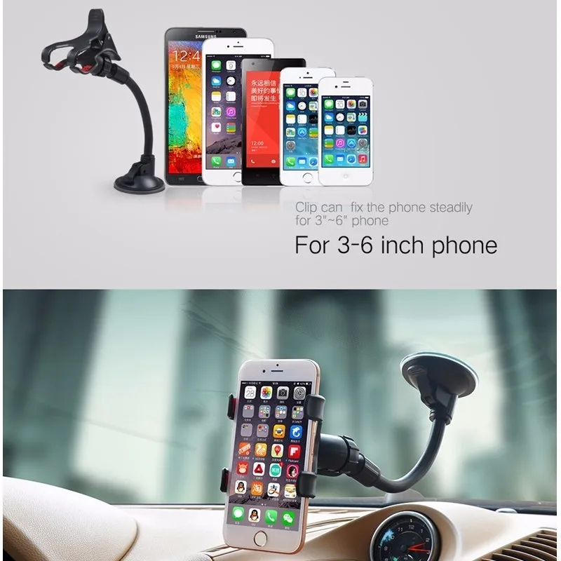 Автомобильный держатель для телефона Универсальное крепление Iphone 7 8 Plus X Xs Xr