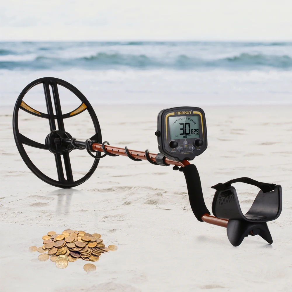

Underground Metal Detector Gold Digger LCD Display Metal Finder Treasures Seeking Metal Detecting Tool Shoulder Bag + Earphone