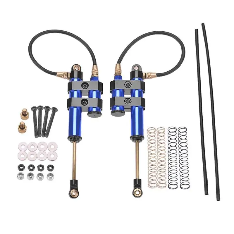 

2pcs/set RC Cars Aluminum Alloy Shock Absorber Adjustable RC Rock Crawler Springs Damper Fittings Model Parts Accessories Toy