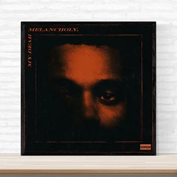 

The Weeknd My Dear Melancholy Music Album Cover Poster Print on Canvas Wall Art Home Decor No Frame