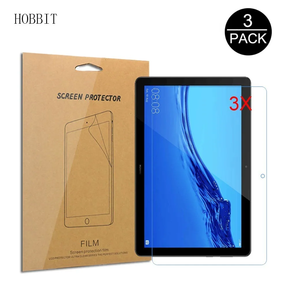 Защитная пленка для планшетов Huawei MediaPad T5 3 упаковки прозрачная защитная экрана с